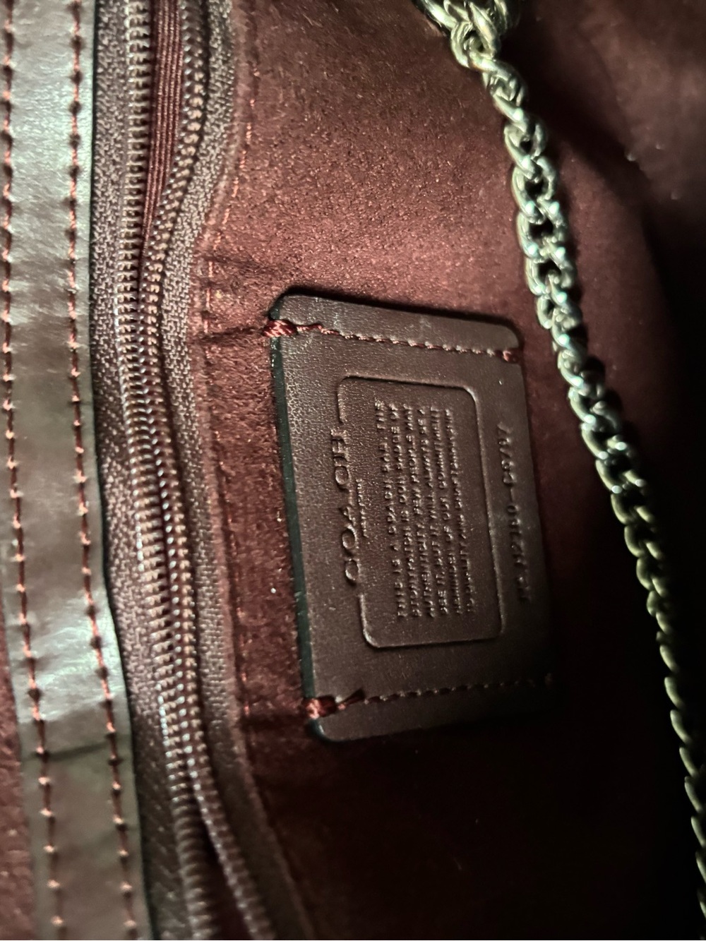 Rare - Limited Edition Coach crossbody handbag *unique* Apple Crystal and Suede! - Picture 11 of 14
